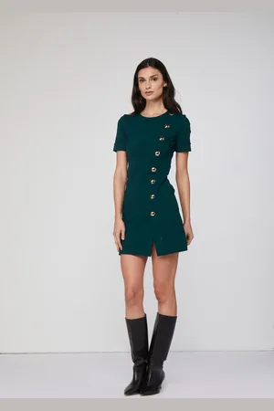Twin-Set Abito Corto Scuro