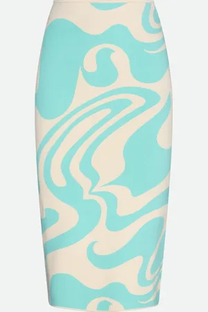 Sportmax Gonna Midi Fantasia Multicolore