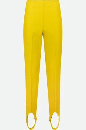 ERIKA CAVALLINI Pantaloni Senape