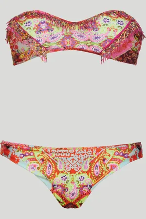 EFFEK F**K Bikini Paisley con Top a Balconcino