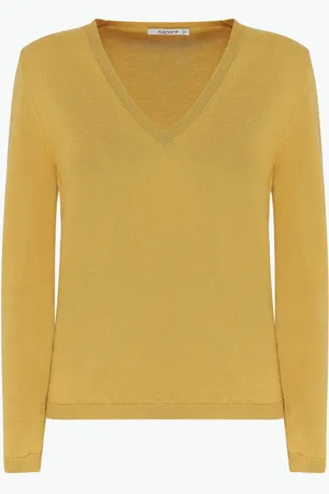 KANGRA CASHMERE Maglione Senape