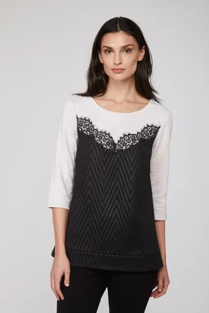 Twin-Set Maglia Pizzo e Nera