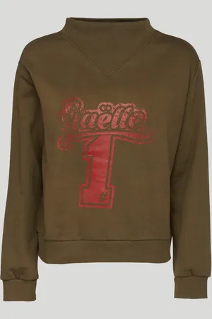 GAËLLE Felpa con Collo Alto Verde Militare
