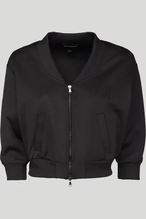 Emporio Armani Felpa con Zip Nera