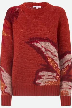 Patrizia Pepe Maglione Jacquard Arancione