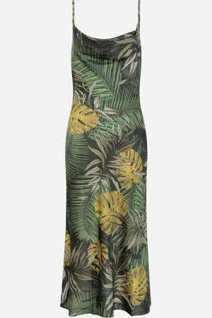 Guess Abito Midi Floreale Multicolore