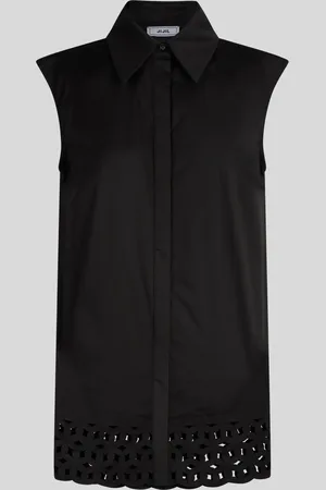 JIJIL Camicia Smanicata Nera