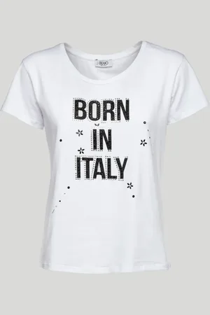 Liu Jo LIU JO T-shirt con Scritta Glitter