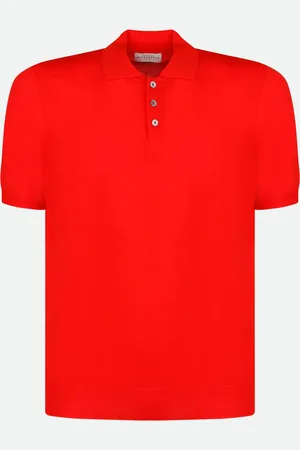 BALLANTYNE Polo Rossa con logo