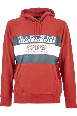 Napapijri Felpa con cappuccio Boves Rossa