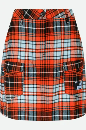 Moschino Gonna a Quadri Multicolore