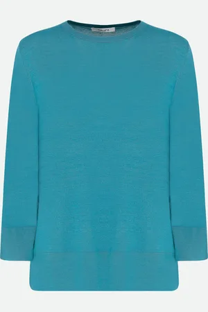 KANGRA CASHMERE Maglia Celeste