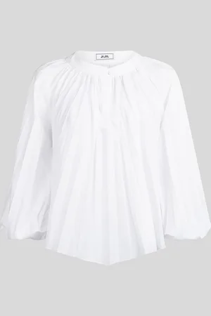 JIJIL Blusa Plissettata Bianca