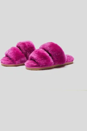 Mou Pantofola Slipper a Due Fasce Fucsia