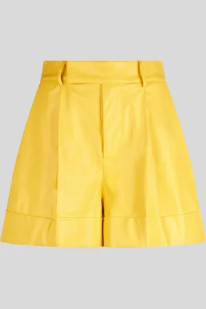 JIJIL Shorts in Ecopelle Gialli