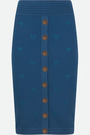 Pinko Longuette Jacquard Blu