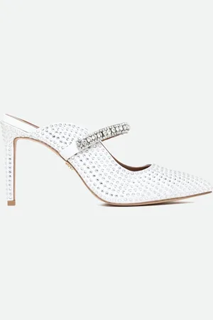 Kurt Geiger Sabot Crystal Bianco