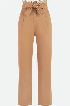 Twin-Set Pantaloni in Canvas Beige