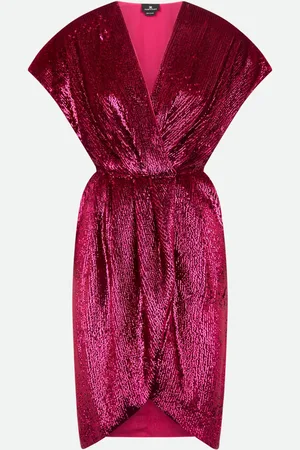 Elisabetta Franchi Abito Paillettes Fucsia