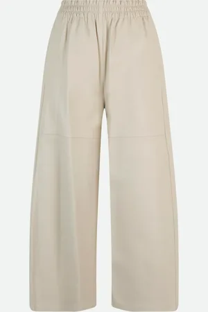 Pinko Pantalone Ecopelle Biege