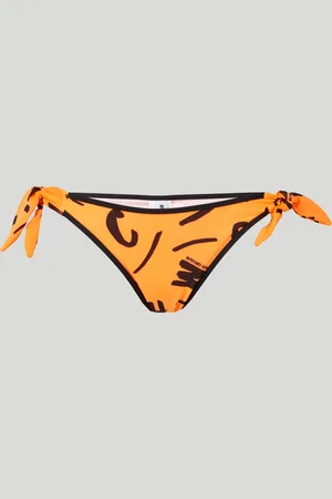 Moschino Bikini Slip con Lettering