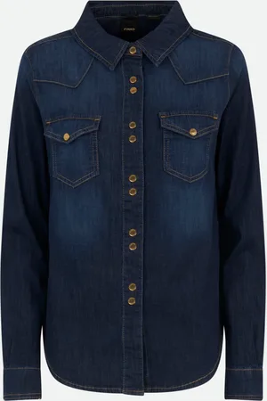 Pinko Camicia in Denim Blu