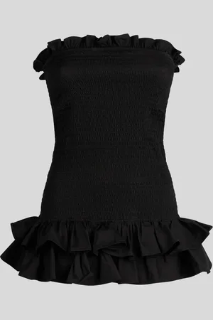JIJIL Top Arricciato con Volant