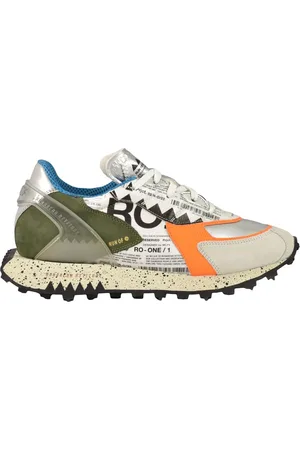 RUN OF Sneakers in Pelle Multicolor