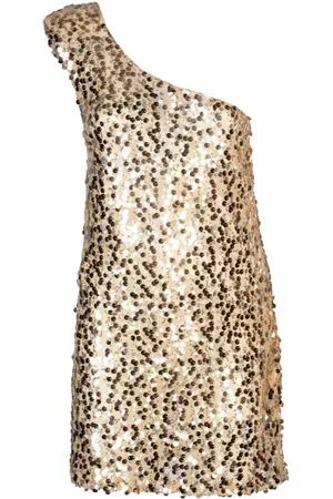 LE VOLIÈRE LE VOLIERE Vestito Monospalla Paillettes