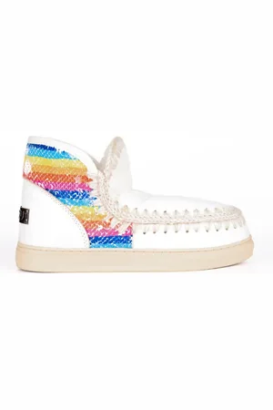 Mou Eskimo Sneakers Rainbow Bianche