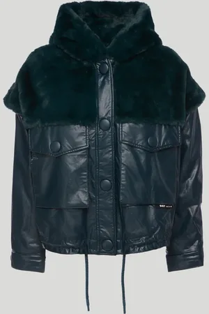 OOF Wear Giacca Corta Lucida Nera