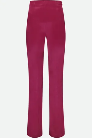 Twin-Set Pantaloni in Raso Viola