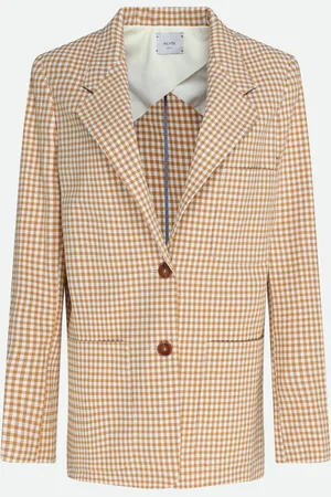 ALYSI Blazer Quadretti Curry