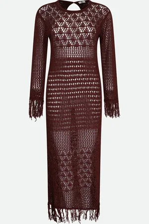 Twin-Set Abito Lungo Crochet