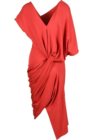 Vivienne Westwood Abito Donna Intrecciato Rosso