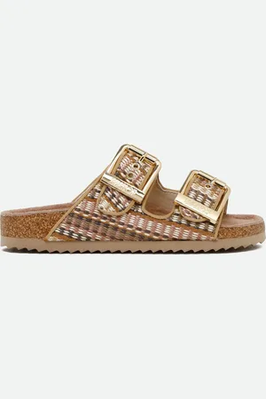 Colors of California Sandalo Rafia Multicolore con Fibbie