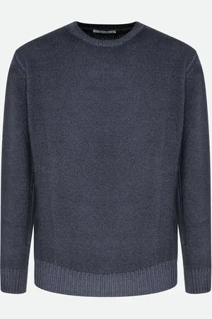 KANGRA CASHMERE Maglia in Lana Navy