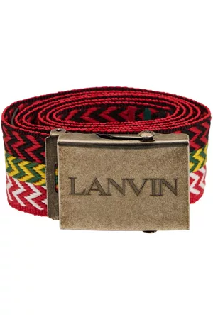 Lanvin Uomo Cinture - Cintura Curb In Webbing