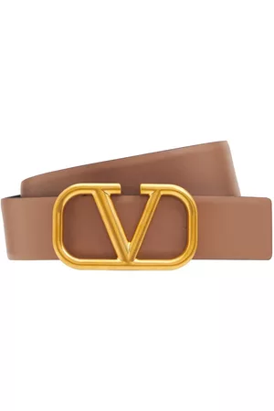 VALENTINO GARAVANI Cintura Reversibile "go Logo" In Pelle 40mm