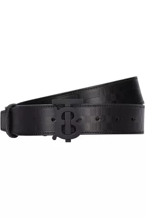 Burberry Uomo Cinture - Cintura Con Logo 35mm