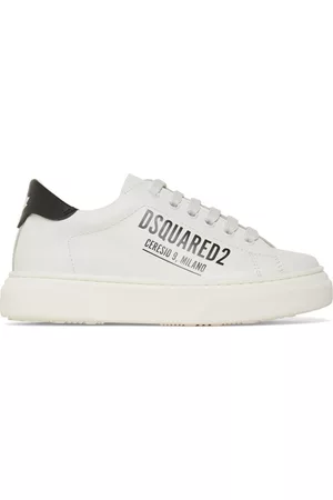 Dsquared2 Bambino Sneakers - Sneakers In Pelle Con Logo
