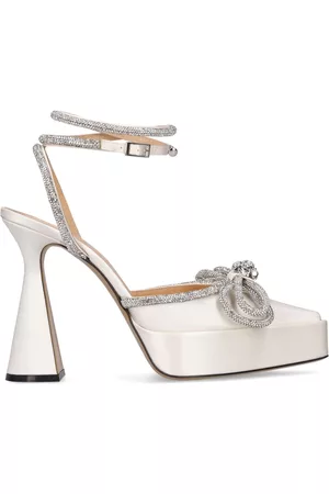 Pumps con tacchi con strass & decorato fiocco