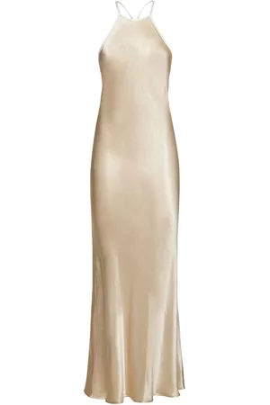 Bec & Bridge Donna Vestiti lunghi - Vestito Maxi Indi In Raso Di Viscosa