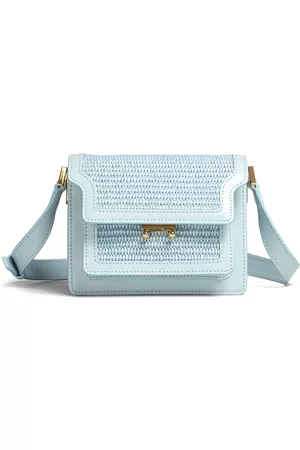 Marni Donna Borse di paglia - Borsa Mini Trunk Effetto Rafia