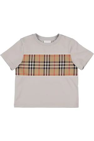 Burberry T-shirt In Jersey In Cotone / Inserti Check