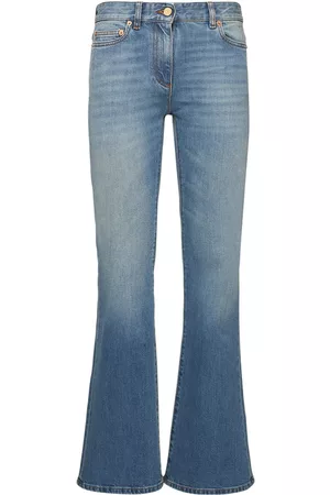 VALENTINO Jeans Svasati In Denim Con Logo