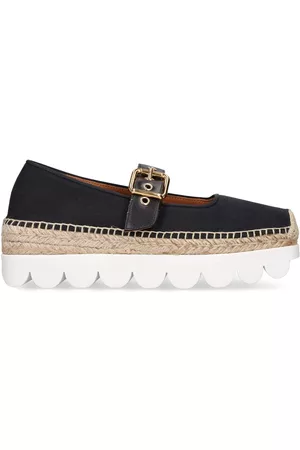 Marni Espadrilles Mary Jane In Cotone 30mm