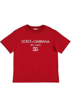 Dolce & Gabbana T-shirt In Jersey Di Cotone Con Logo