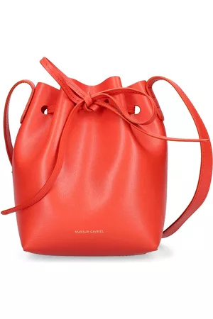 Mansur Gavriel Borsa A Secchiello Mini In Pelle