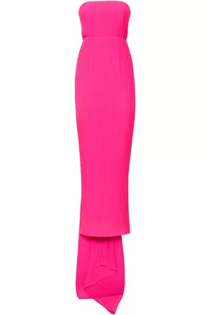 Solace Donna Vestiti lunghi - Vestito Maxi Harlee In Chiffon Plissé